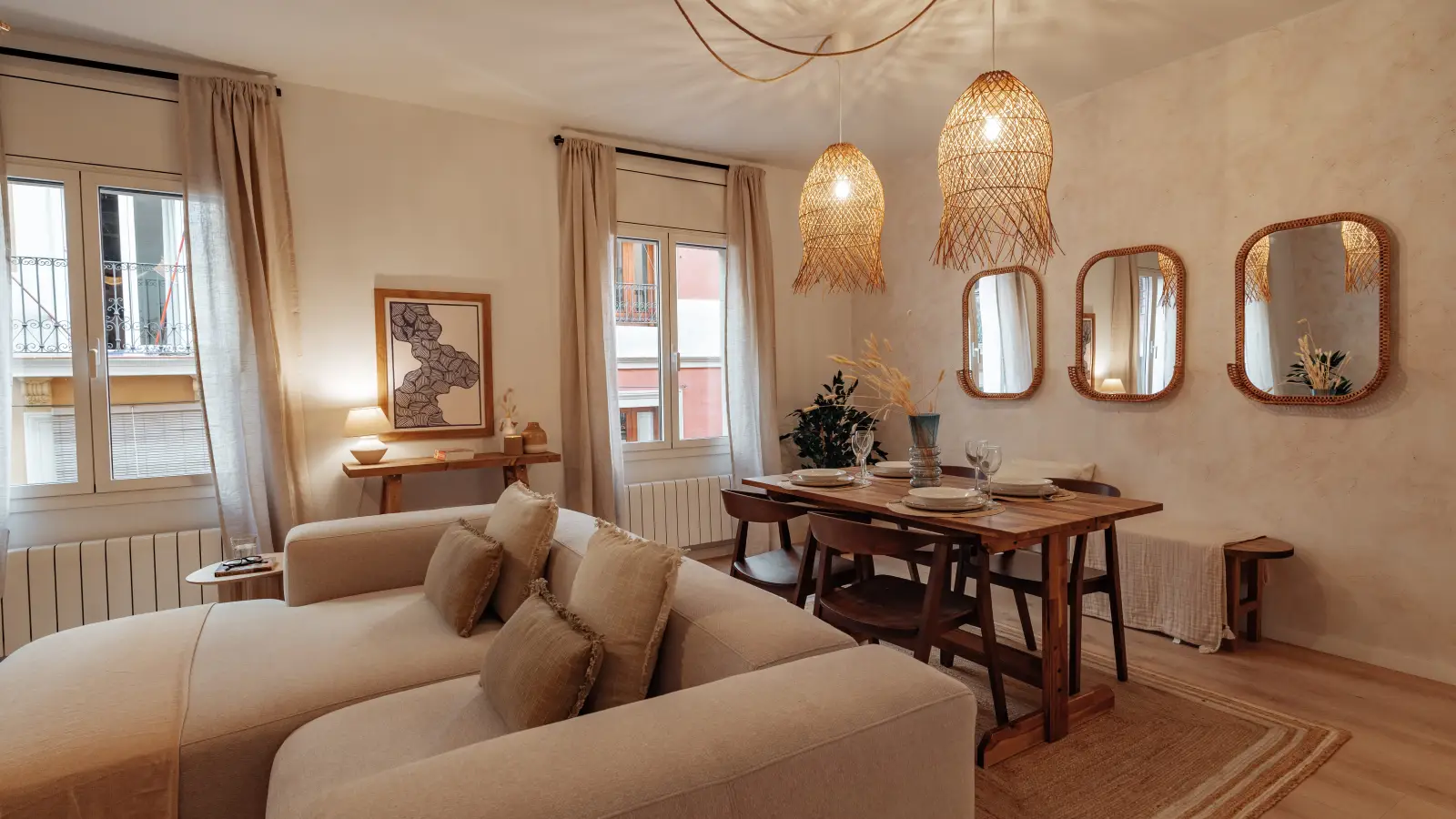 Furnished 1-bedroom flat in Eixample, 65 m² · 3