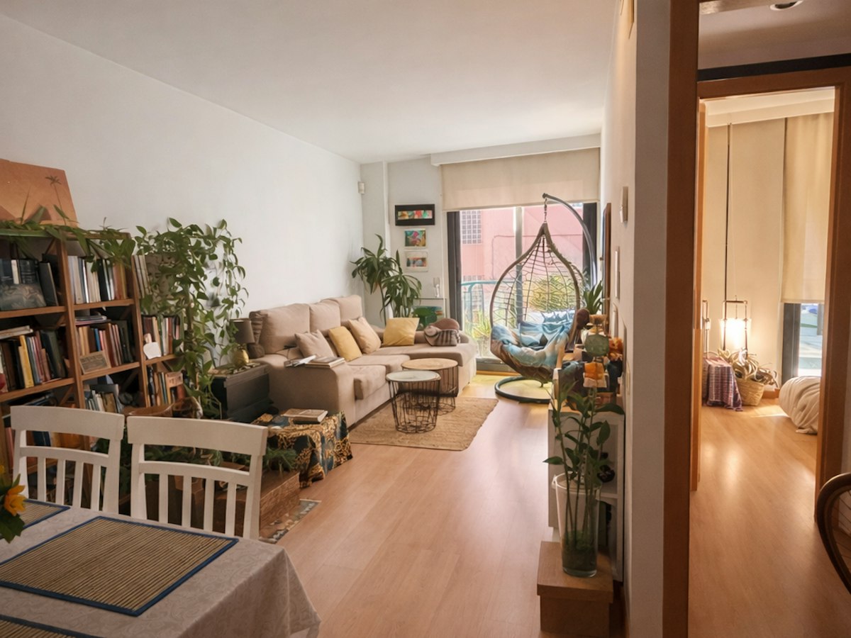 Habitación amueblada en piso compartido de 3 personas en Horta-Guinardó · 2