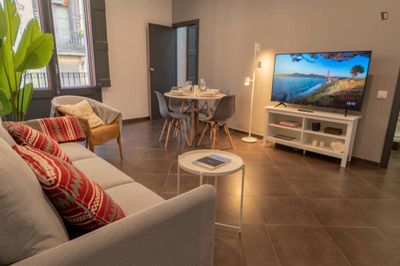 Furnished room in a 4-person shared flat in Ciutat Vella · 4