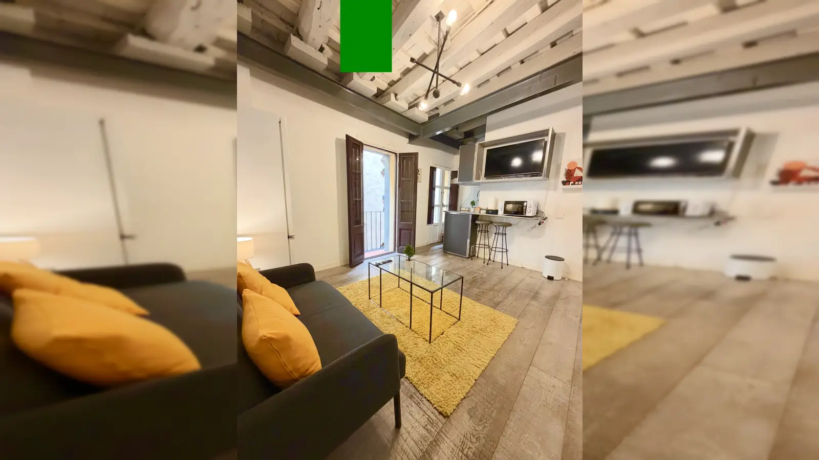 Piso de 1 dormitorio amueblado en Ciutat Vella, 30 m² · 4