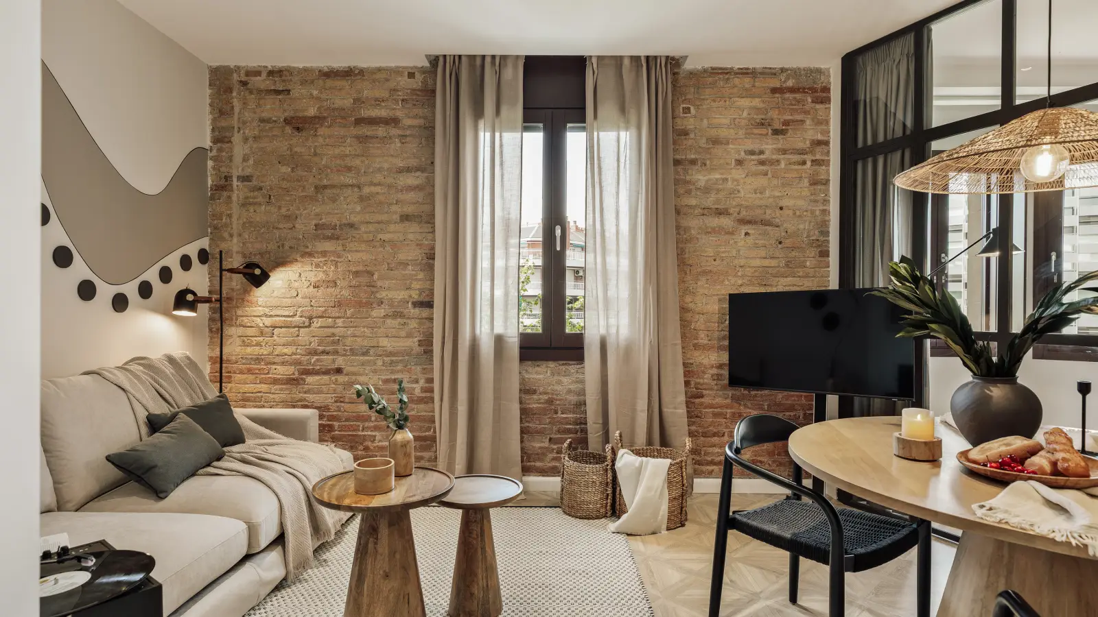 Furnished 1-bedroom flat in Eixample, 44 m² · 2