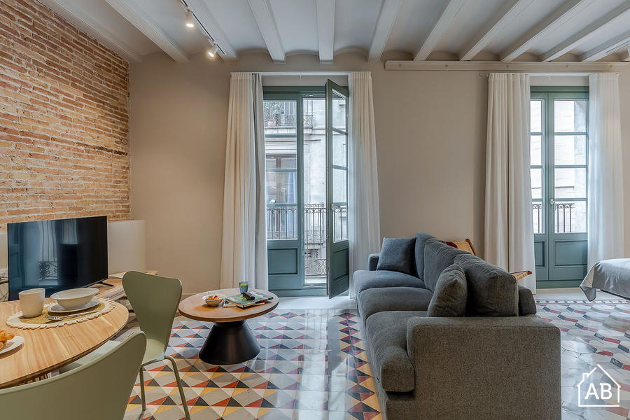 Piso de 2 dormitorios amueblado en Eixample, 50 m² · 4