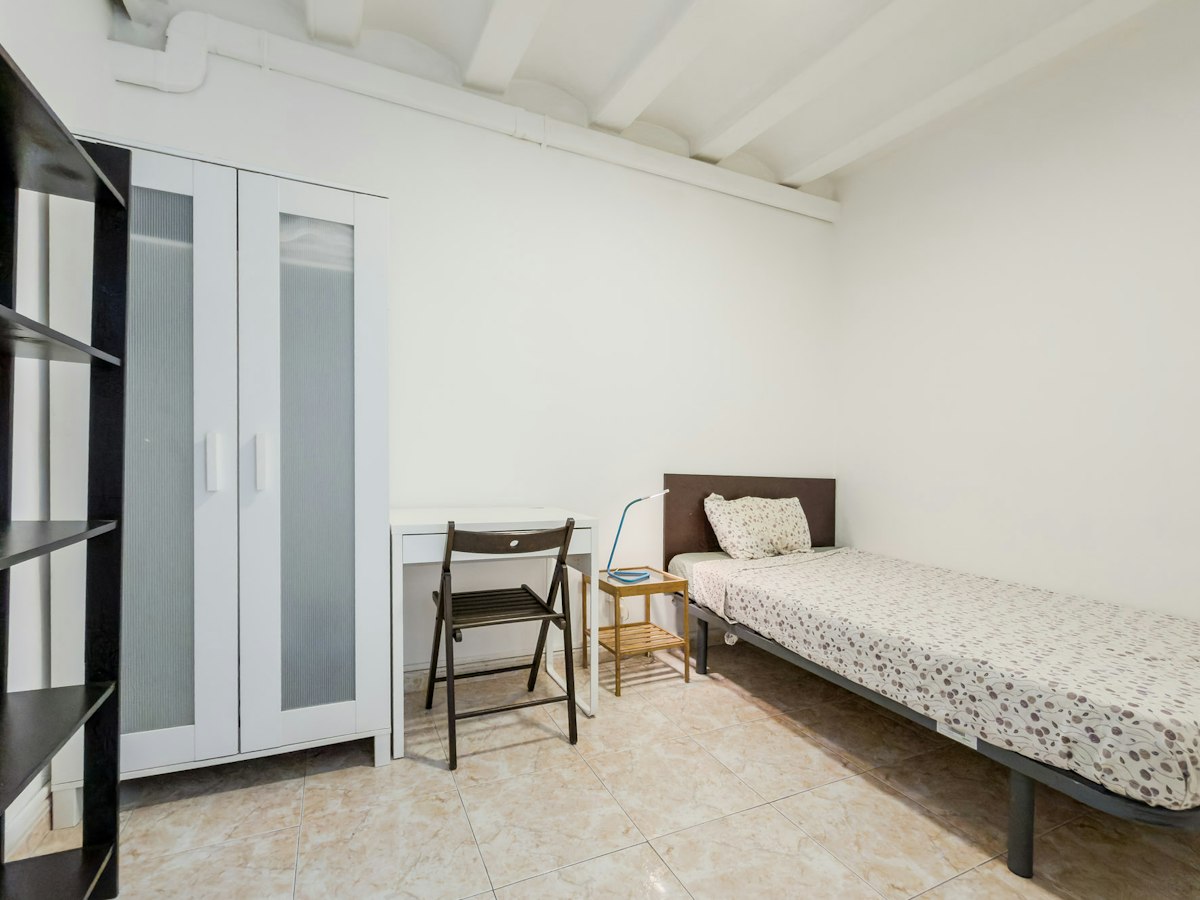 Habitación amueblada en piso compartido de 5 personas en Ciutat Vella · 4