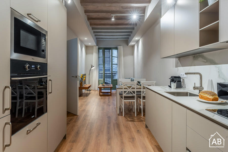 Piso de 2 dormitorios amueblado en Eixample, 55 m² · 3