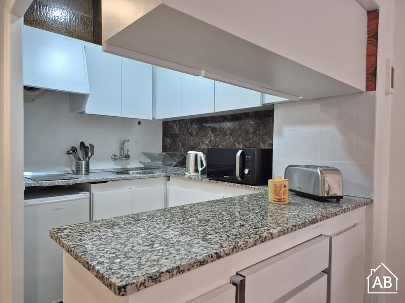 Piso de 2 dormitorios amueblado en Eixample, 42 m² · 3