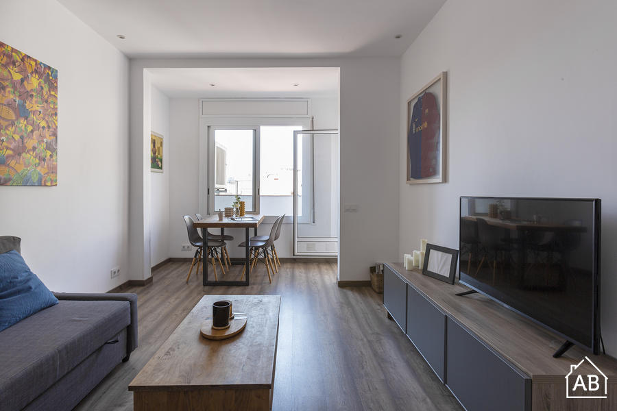 Piso de 4 dormitorios amueblado en Gràcia, 83 m² · 4