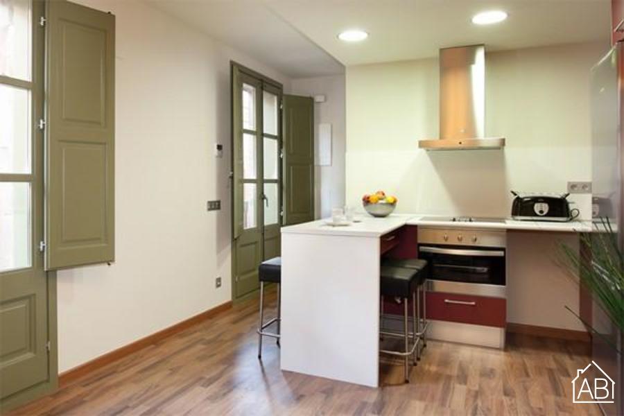 Piso de 4 dormitorios amueblado en Eixample, 46 m² · 2