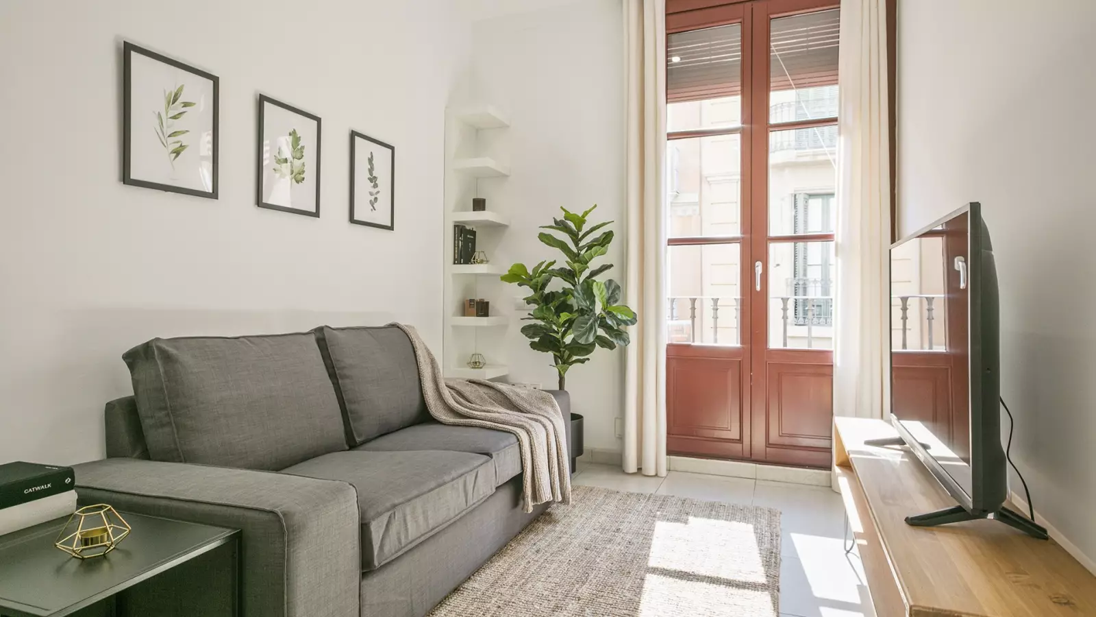 Piso de 1 dormitorio amueblado en Gràcia, 29 m² · 4