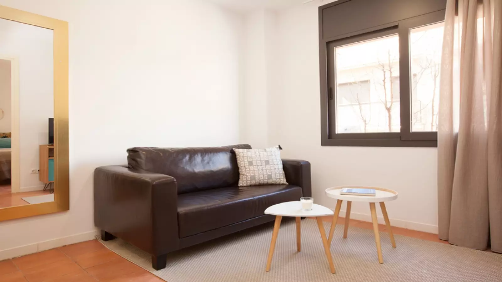 Furnished 3-bedroom flat in L'Hospitalet, 55 m² · 2