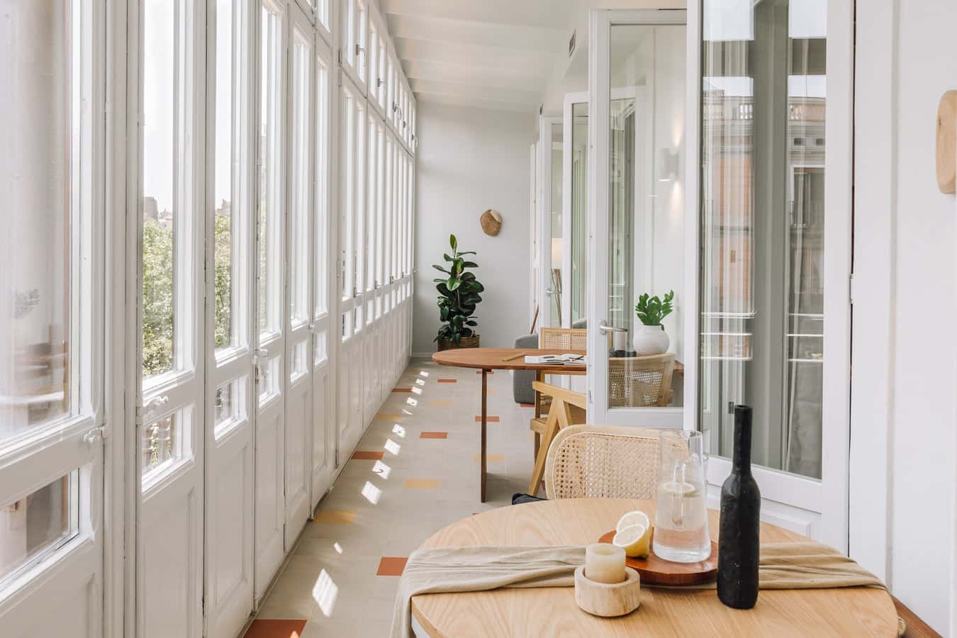 Piso de 2 dormitorios amueblado en Barcelona, 91 m²