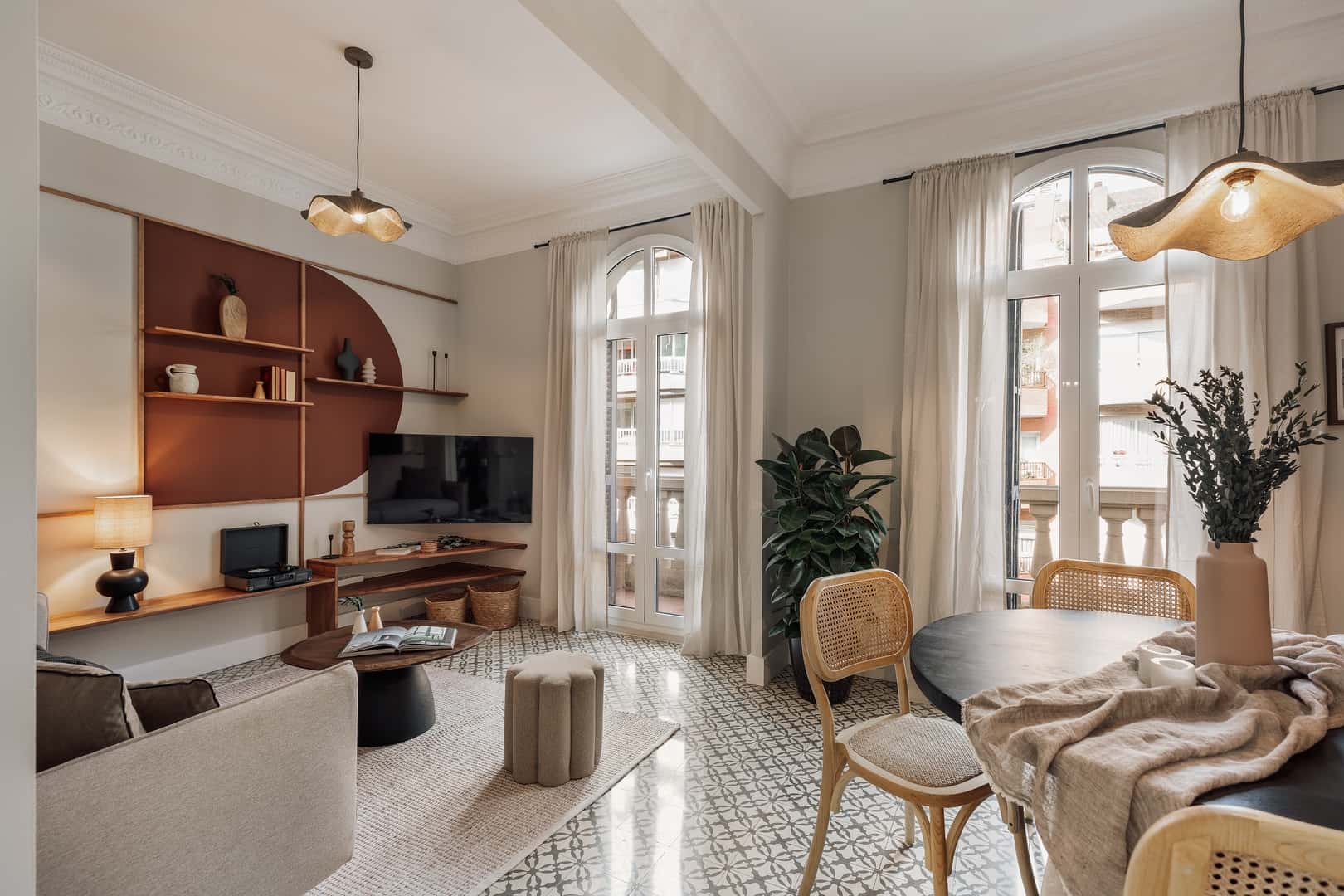 Furnished 2-bedroom flat in Eixample, 72 m² · 2