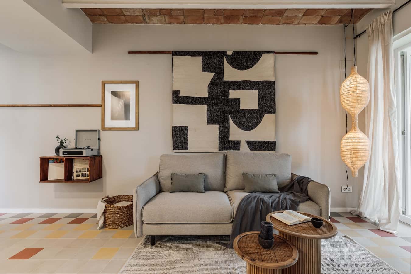 Piso de 2 dormitorios amueblado en Barcelona, 91 m²