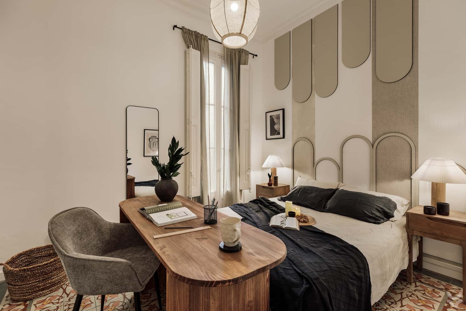 Furnished 3-bedroom flat in Eixample, 114 m² · 3