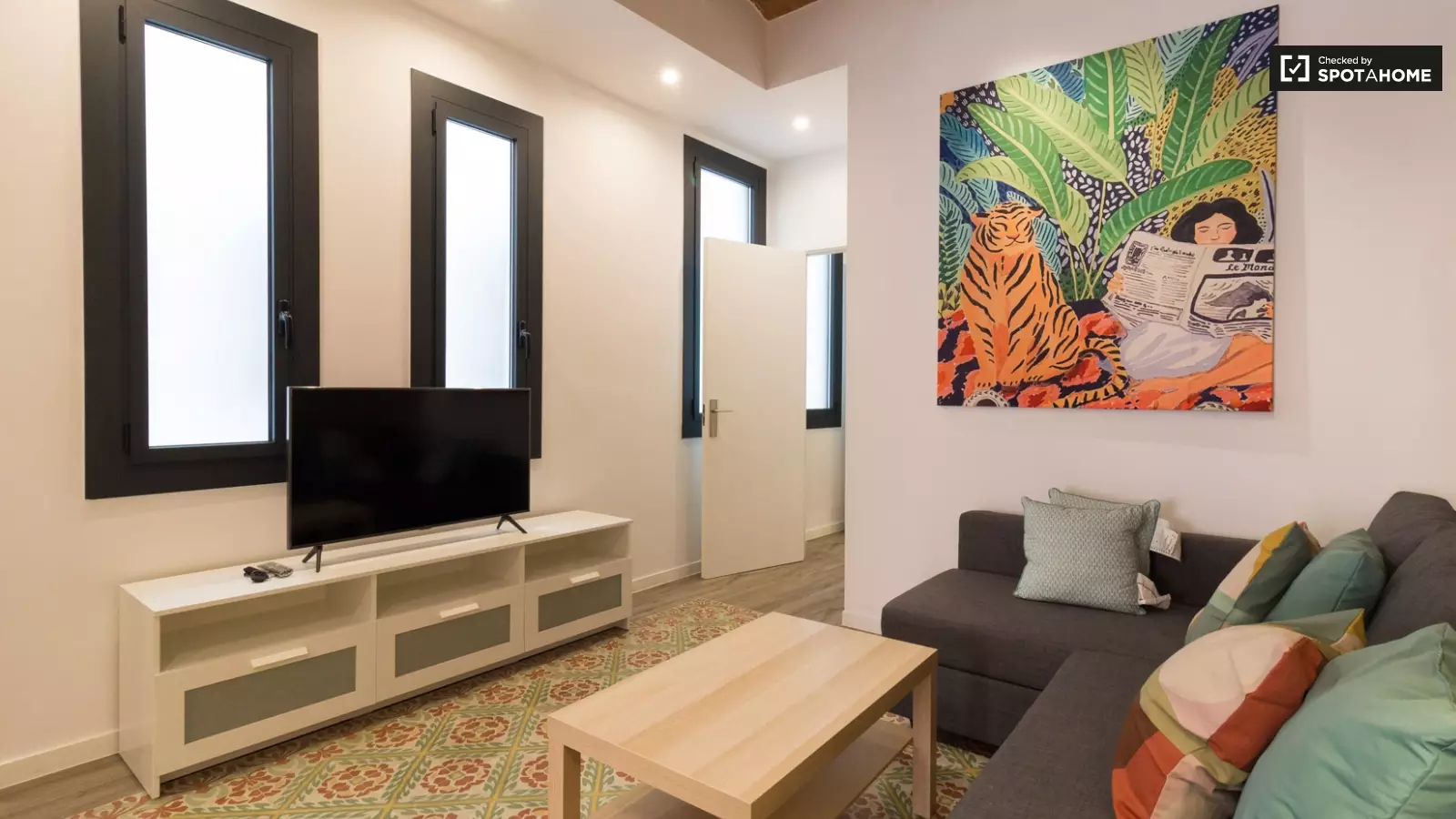 Furnished 1-bedroom flat in Les Corts, 57 m² · 4