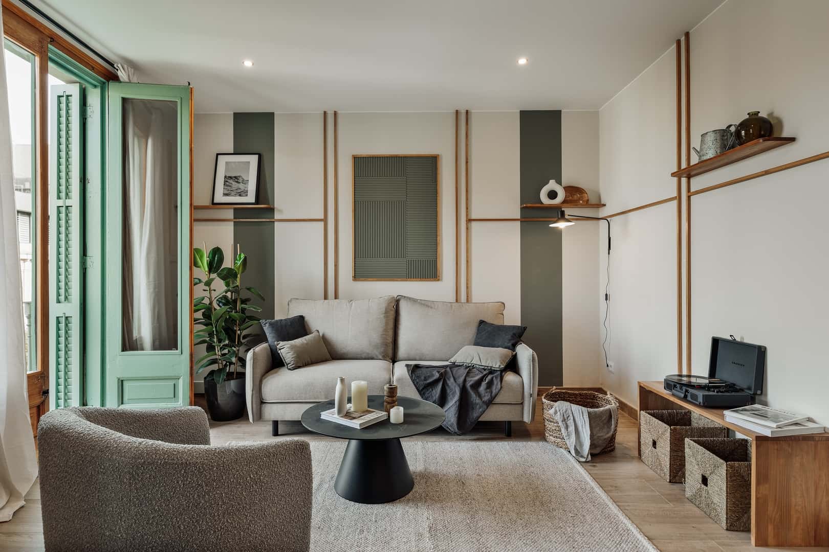 Furnished 3-bedroom flat in Eixample, 104 m² · 2