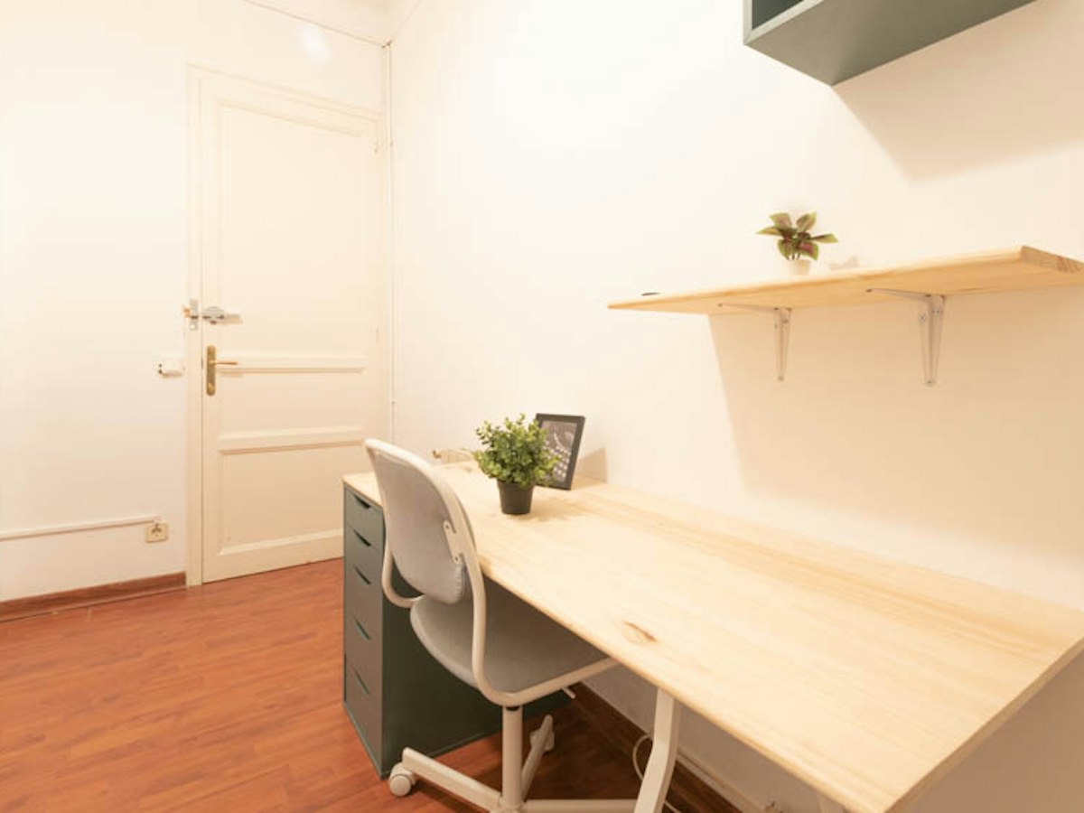 Habitación amueblada en piso compartido de 4 personas en Eixample · 4
