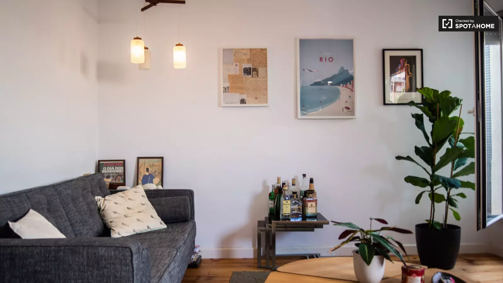 Furnished 1-bedroom flat in Sants-Montjuïc, 70 m² · 2