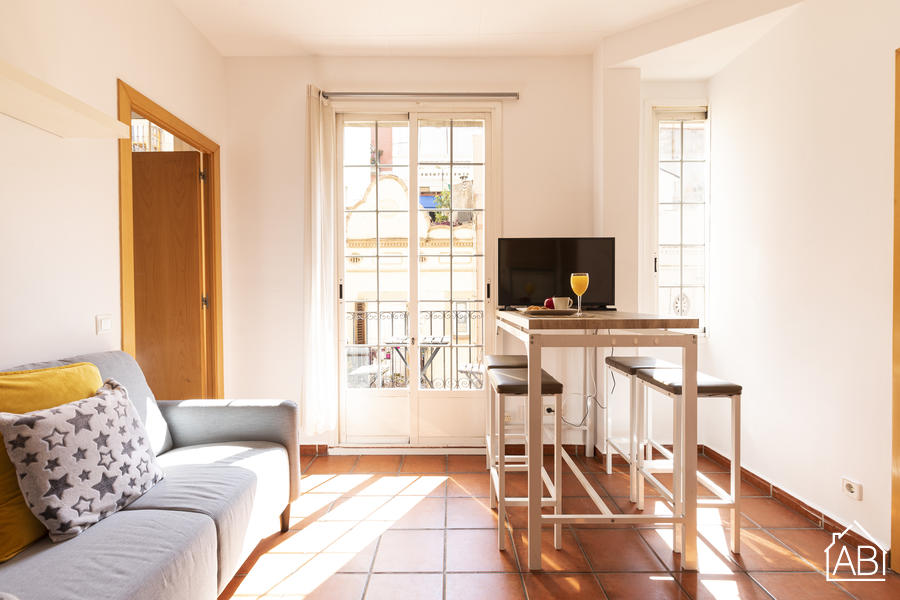 Furnished 2-bedroom flat in Ciutat Vella, 29 m² · 2