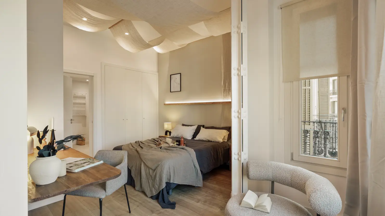 Furnished 1-bedroom flat in Eixample, 48 m² · 2