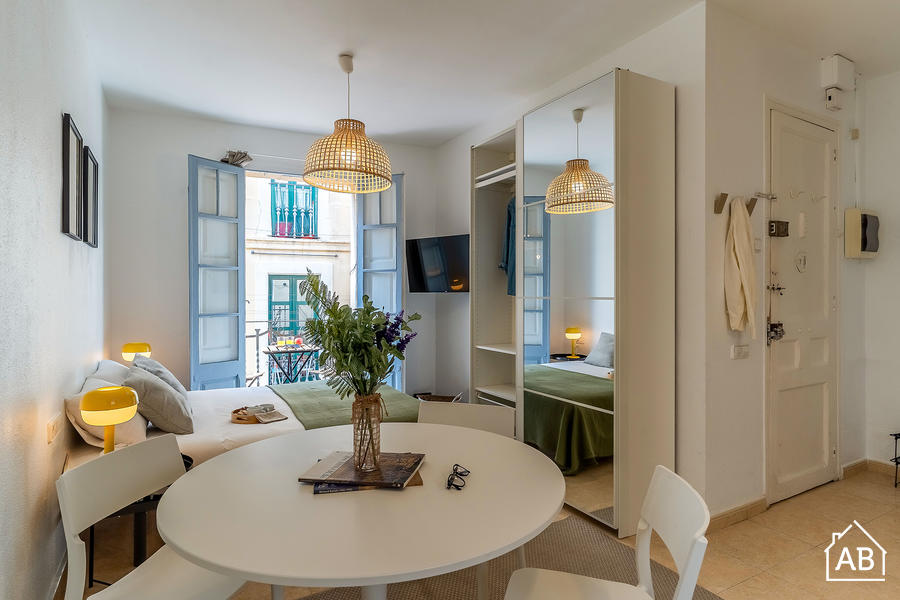 Furnished 2-bedroom flat in Ciutat Vella, 27 m² · 2