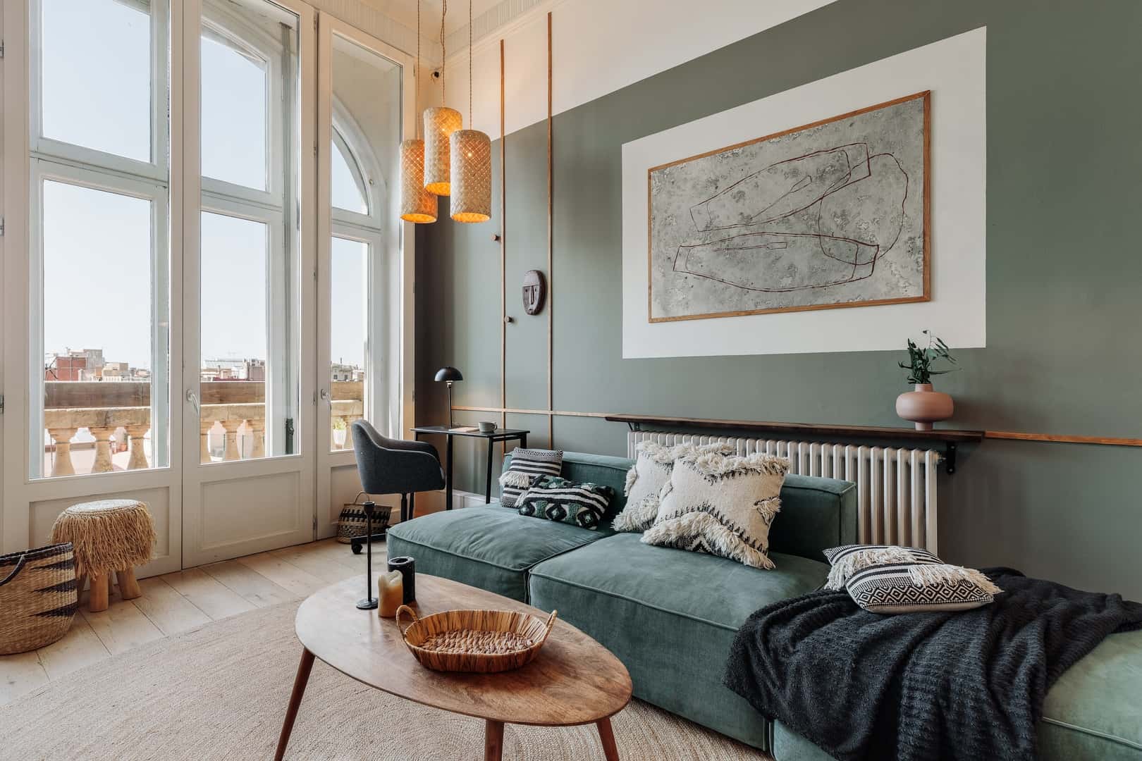 Furnished 2-bedroom flat in Eixample, 90 m² · 2
