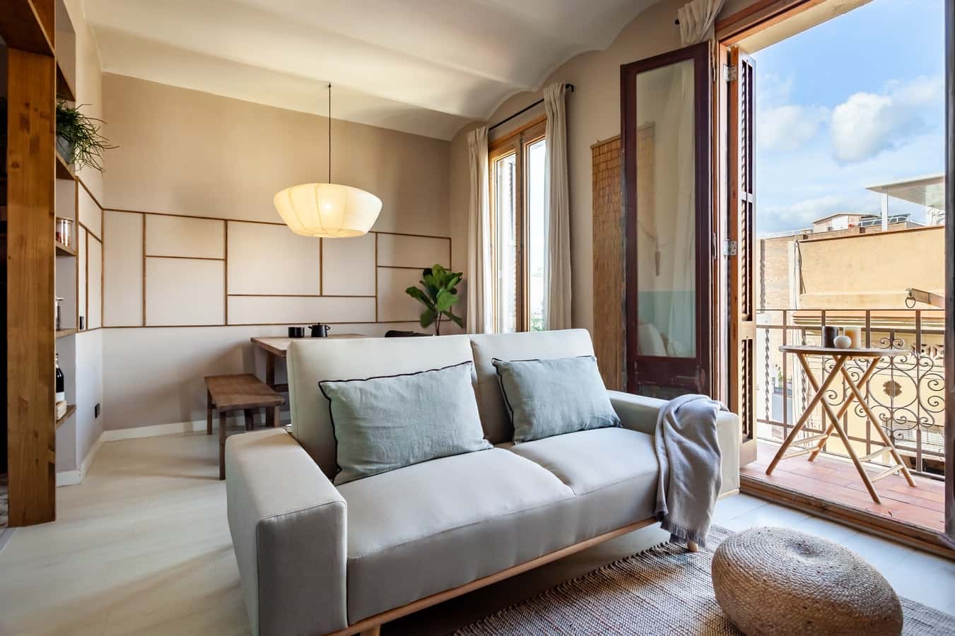 Piso de 1 dormitorio amueblado en Gràcia, 50 m² · 2