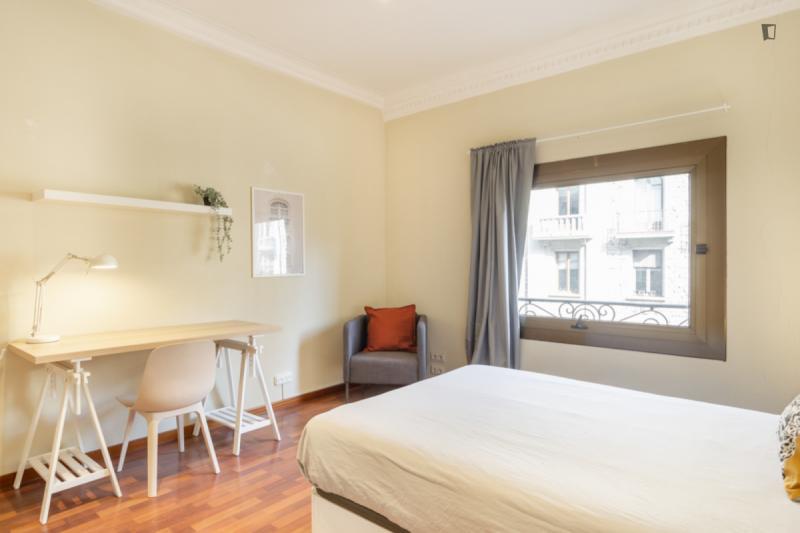 Habitación amueblada en piso compartido de 4 personas en Ciutat Vella · 2
