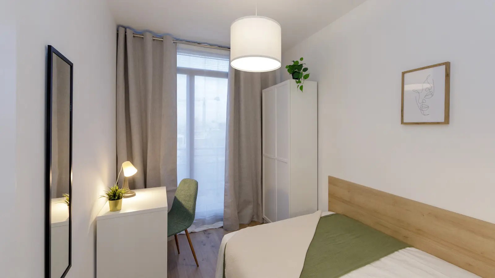 Furnished room in a shared flat in L'Hospitalet · 2