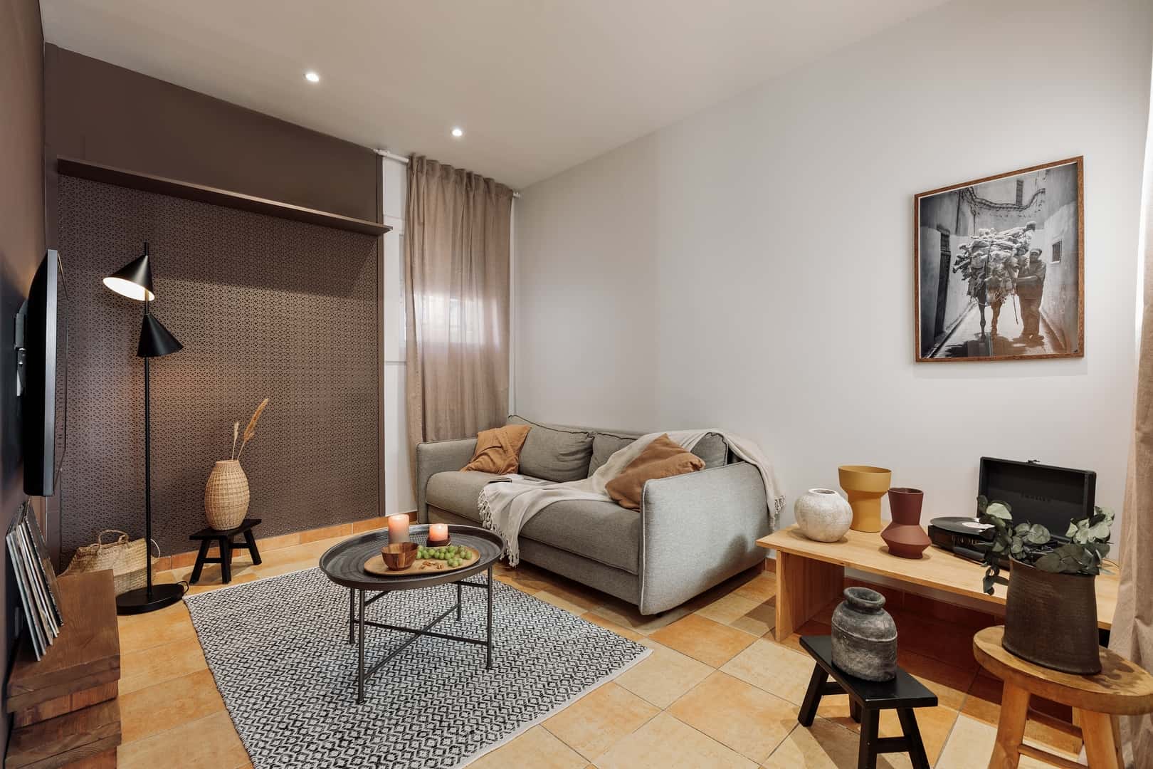 Furnished 1-bedroom flat in Eixample, 45 m² · 2