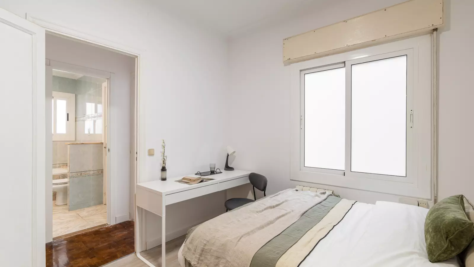Habitación amueblada en piso compartido de 7 personas en Sarrià–Sant Gervasi · 2