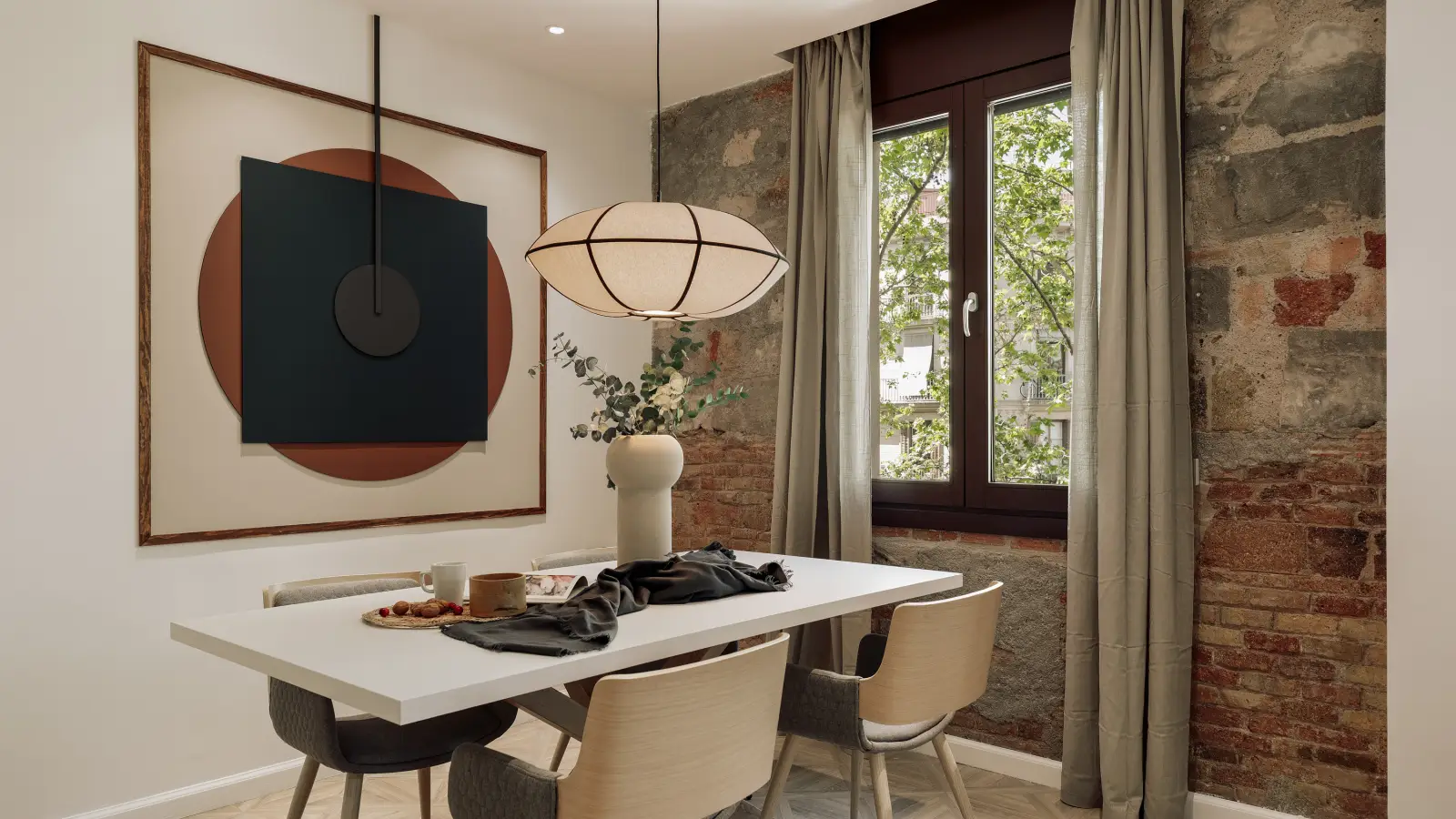 Furnished 1-bedroom flat in Eixample, 57 m² · 2