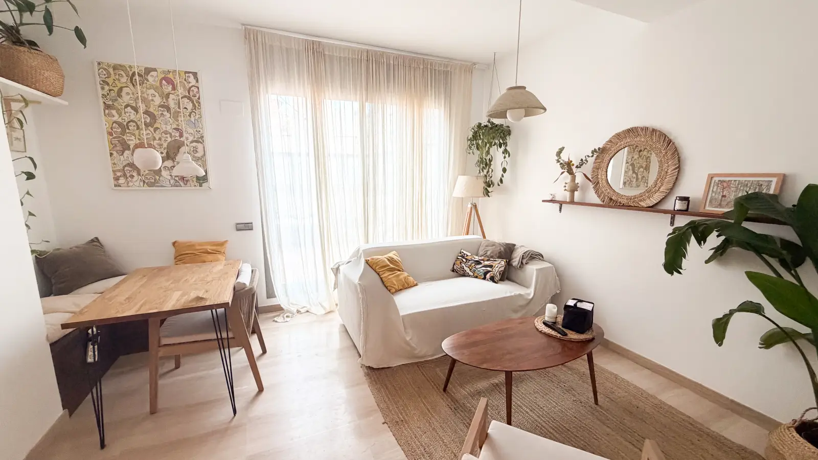 Piso de 1 dormitorio amueblado en Gràcia, 70 m² · 3