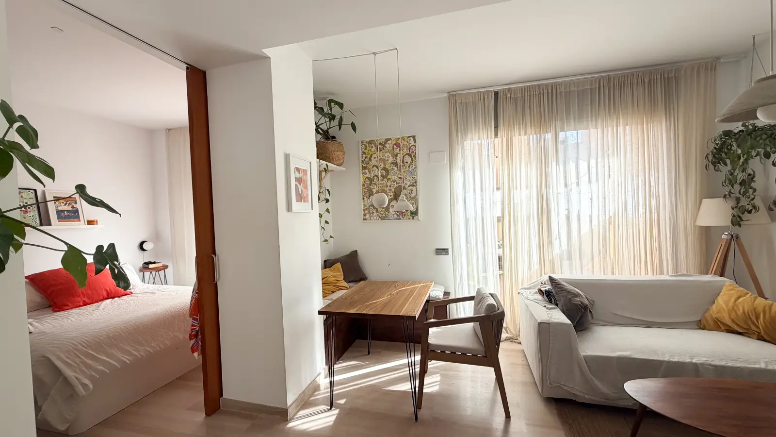 Piso de 1 dormitorio amueblado en Gràcia, 70 m² · 4