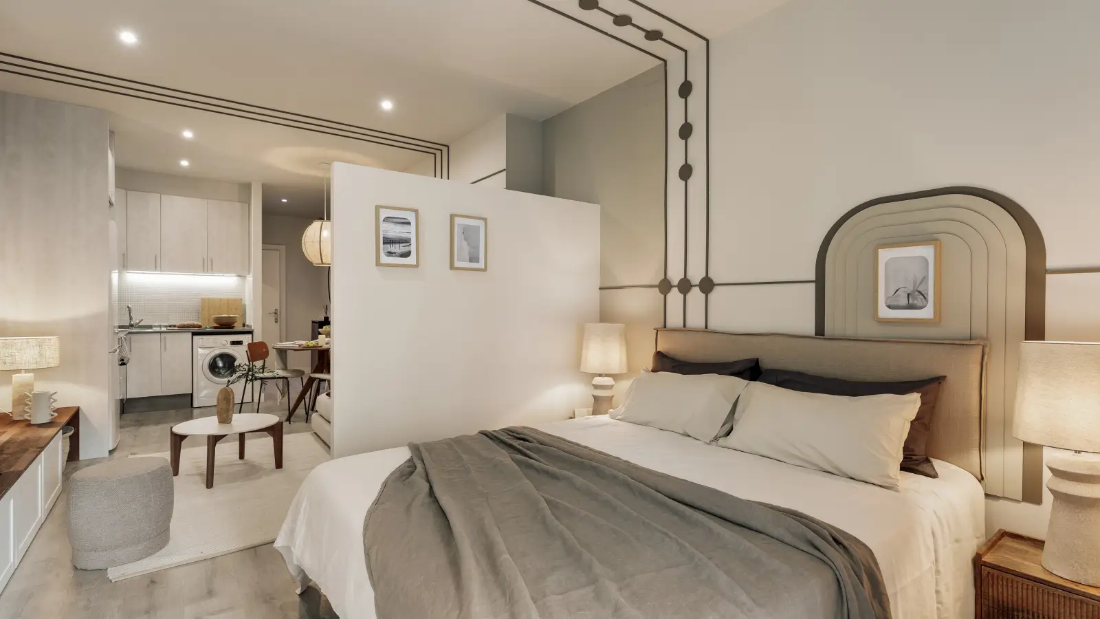 Furnished 1-bedroom flat in Eixample, 40 m² · 2