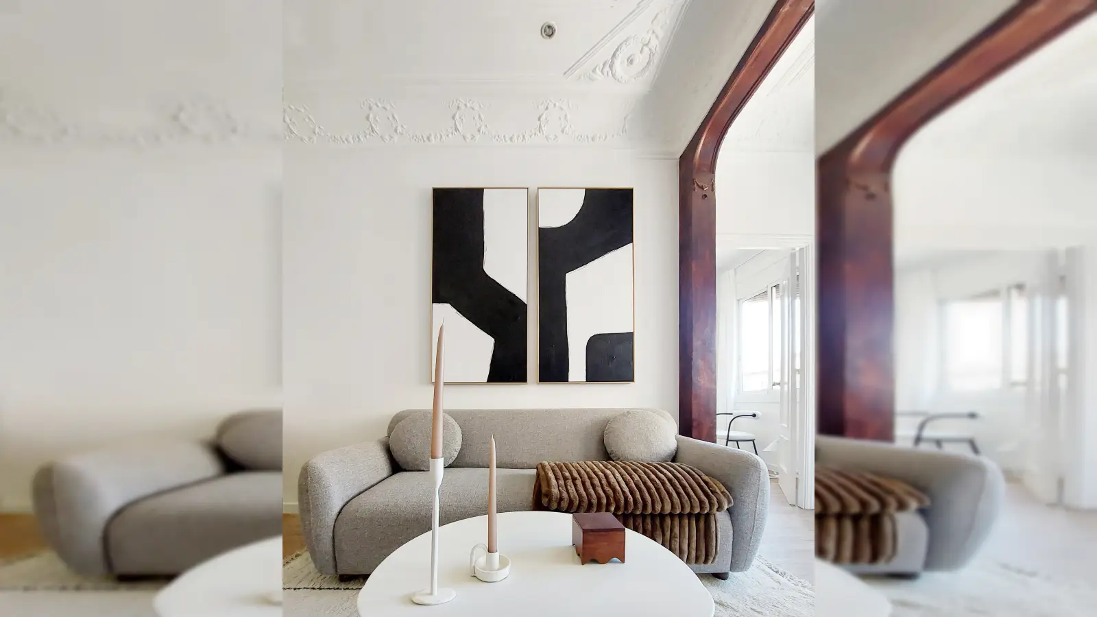 Furnished 3-bedroom flat in Eixample, 78 m² · 3