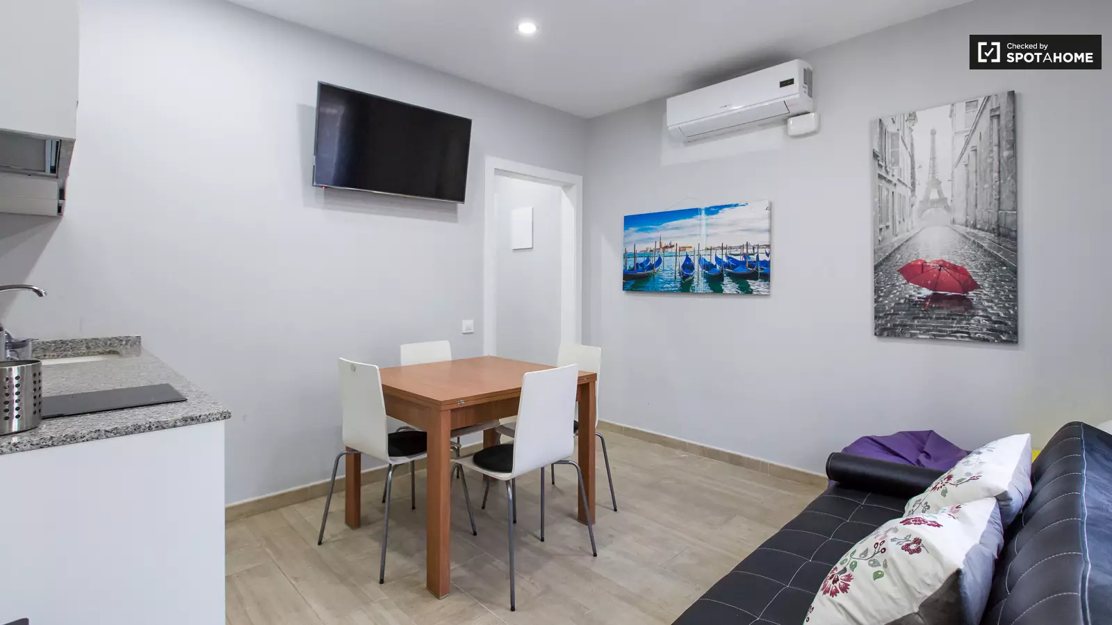 Furnished 1-bedroom flat in Sants-Montjuïc, 45 m² · 3