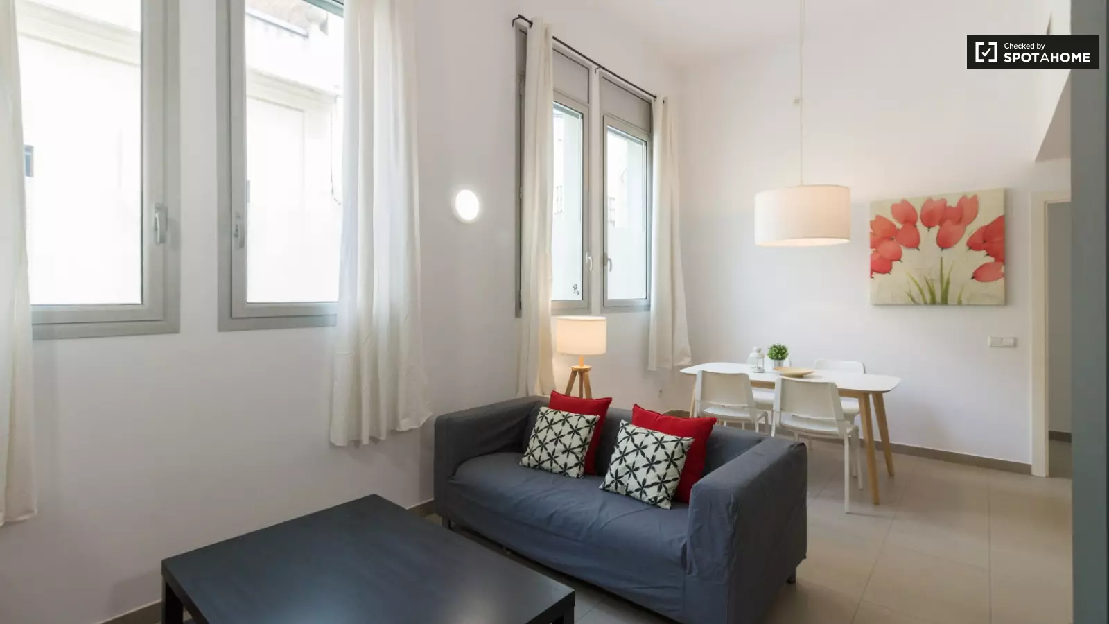 Furnished 1-bedroom flat in Gràcia, 55 m² · 4