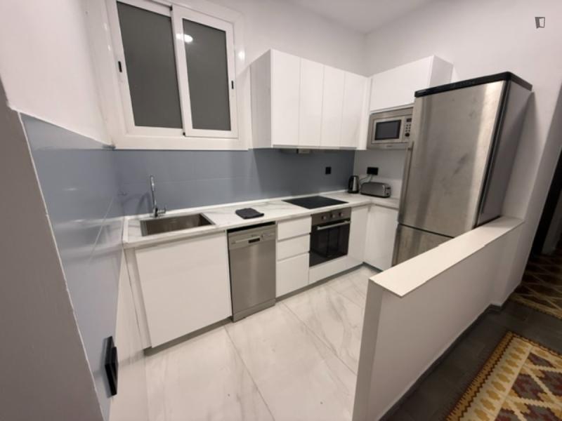 Furnished 2-bedroom flat in Eixample · 3