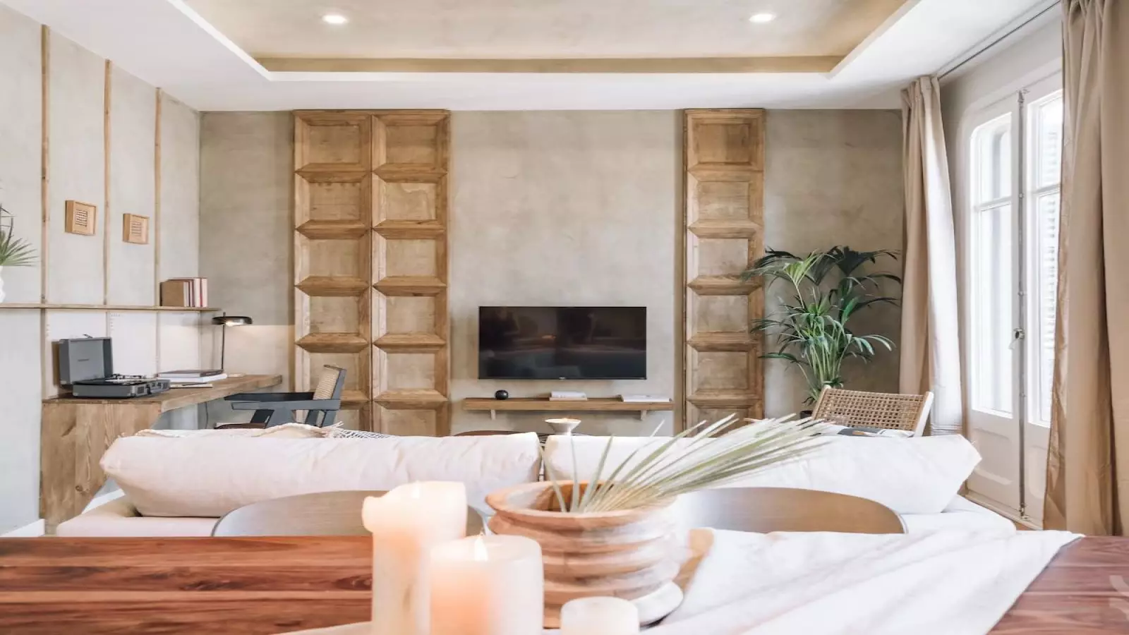 Furnished 1-bedroom flat in Eixample, 60 m² · 2