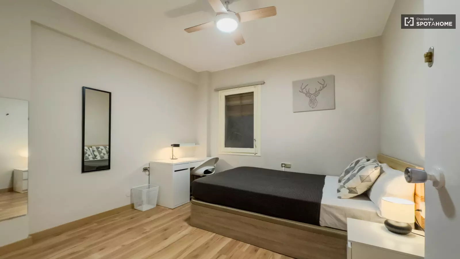Habitación amueblada en piso compartido en Sarrià–Sant Gervasi · 2