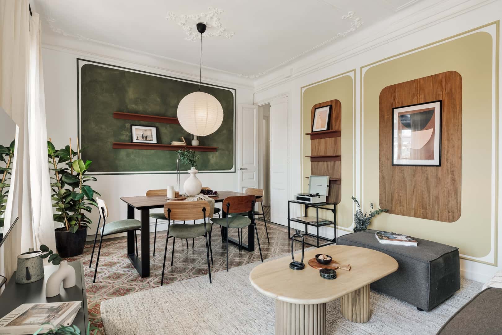 Furnished 3-bedroom flat in Eixample, 114 m² · 2