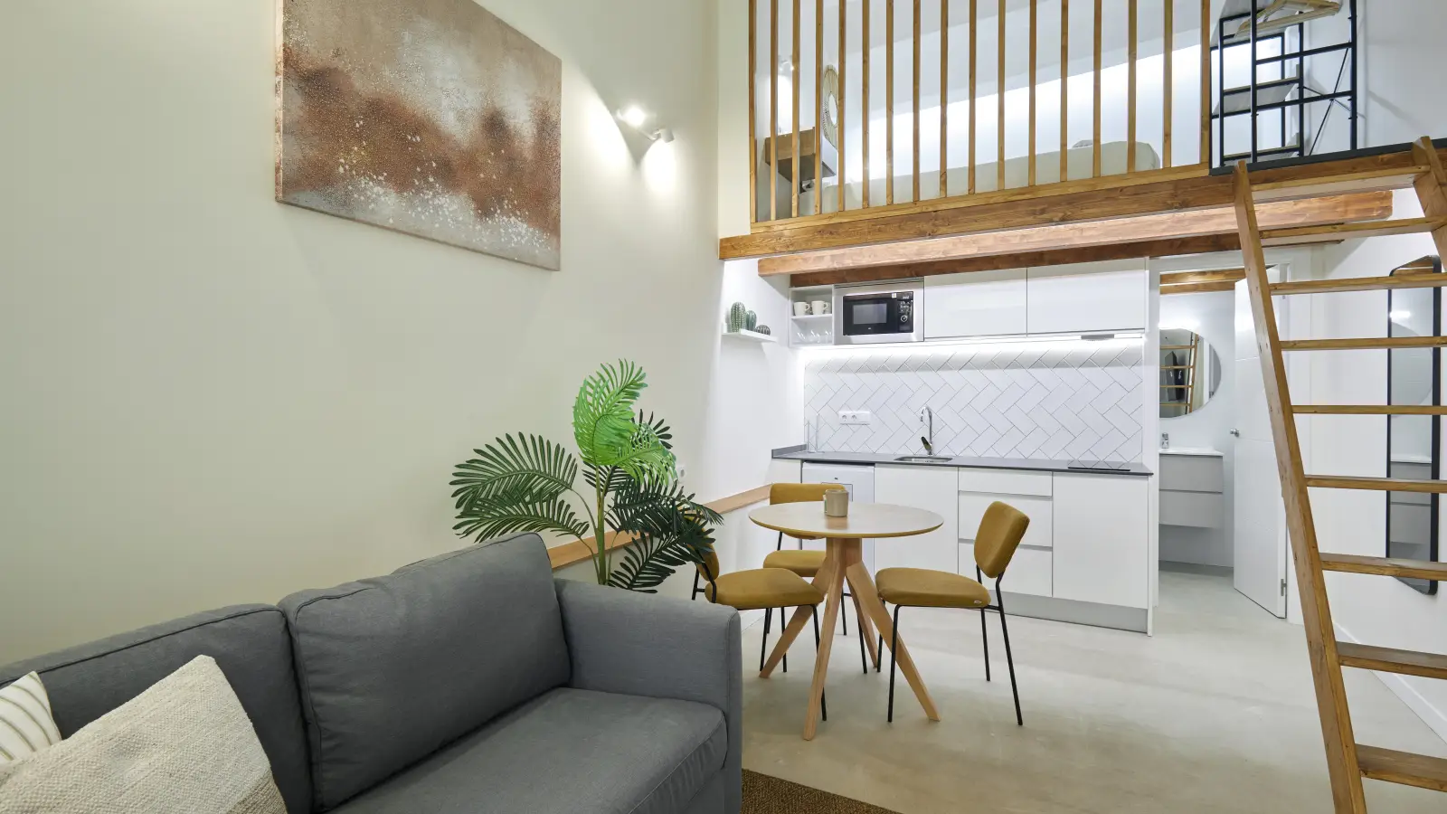 Piso de 1 dormitorio amueblado en Eixample, 20 m² · 3