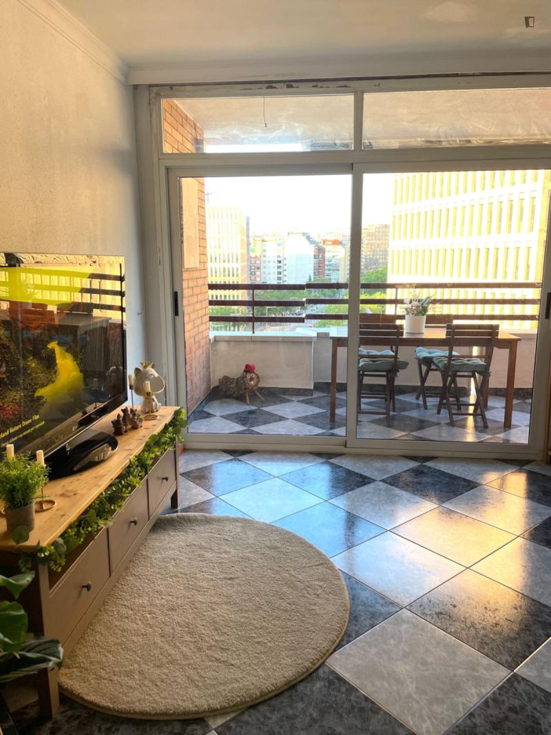Furnished room in a 4-person shared flat in L'Hospitalet · 2