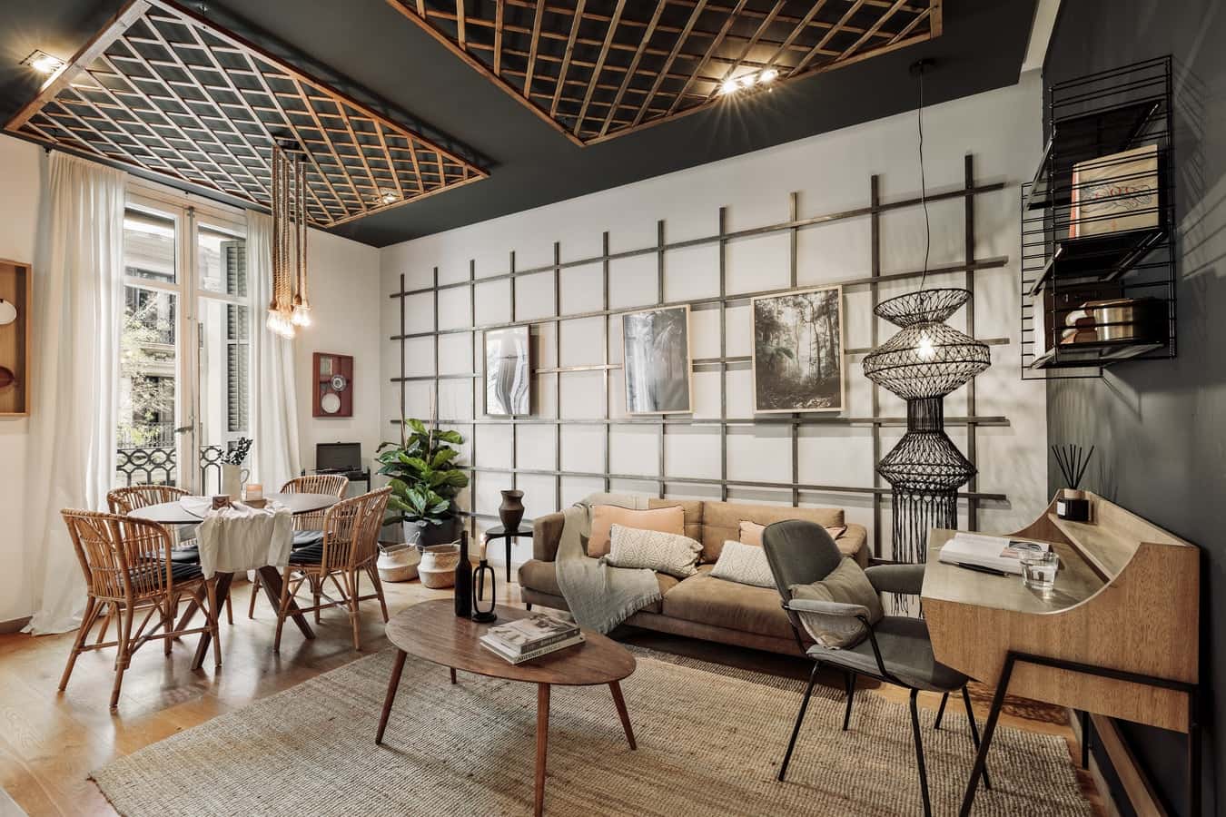 Furnished 1-bedroom flat in Eixample, 52 m² · 2