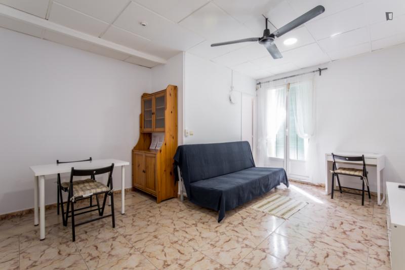 Furnished 1-bedroom flat in Ciutat Vella · 2