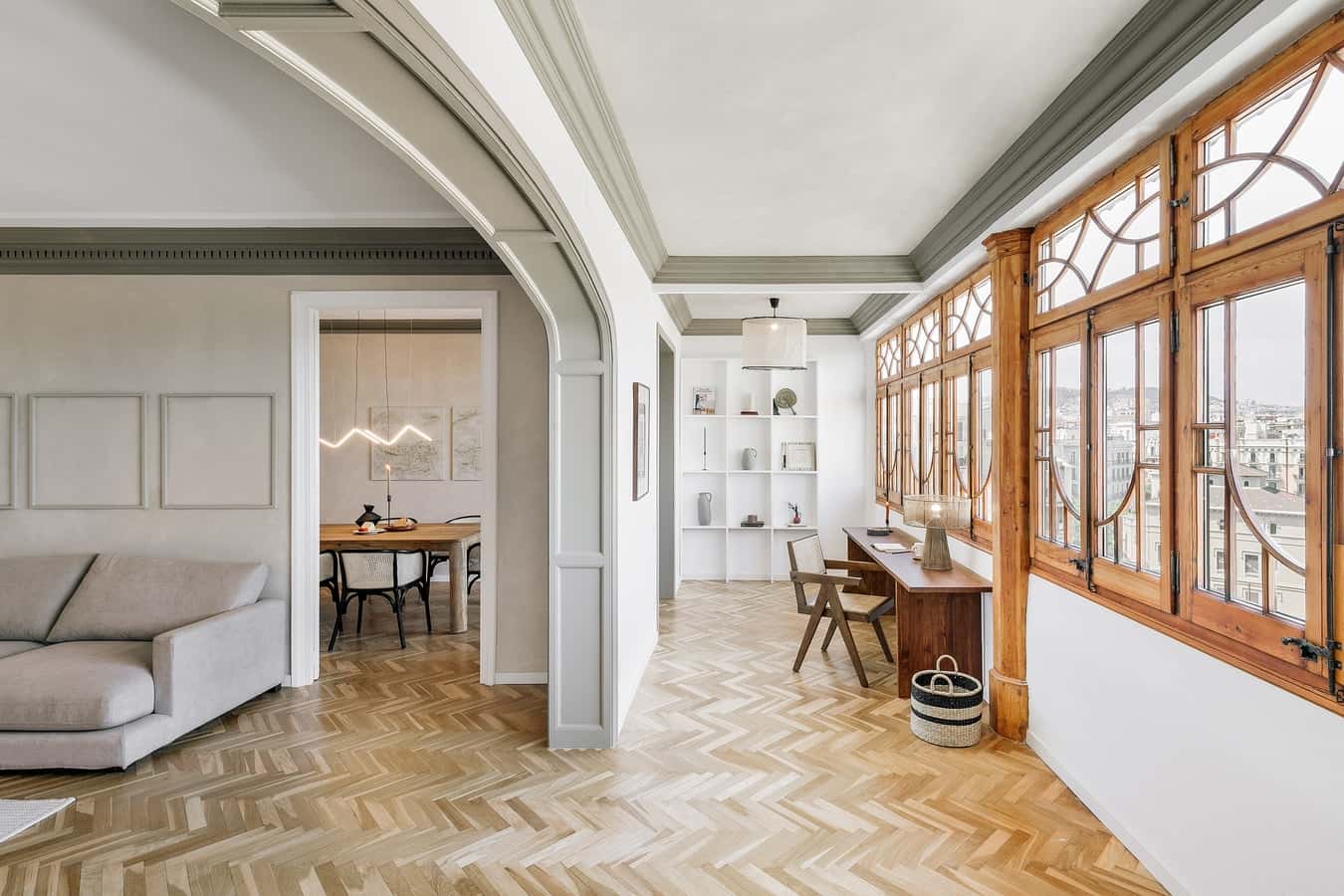 Furnished 3-bedroom flat in Eixample, 159 m² · 2