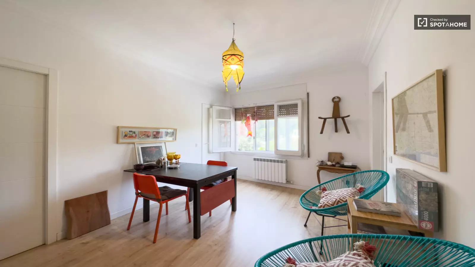 Furnished room in a 3-person shared flat in Gràcia · 4