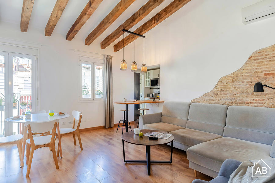 Furnished 3-bedroom flat in Ciutat Vella, 57 m² · 4