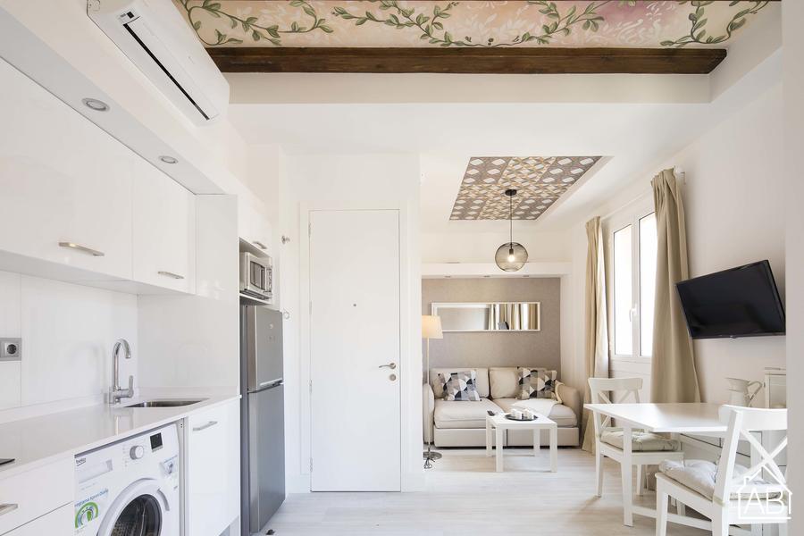 Furnished 2-bedroom flat in Ciutat Vella, 32 m² · 2