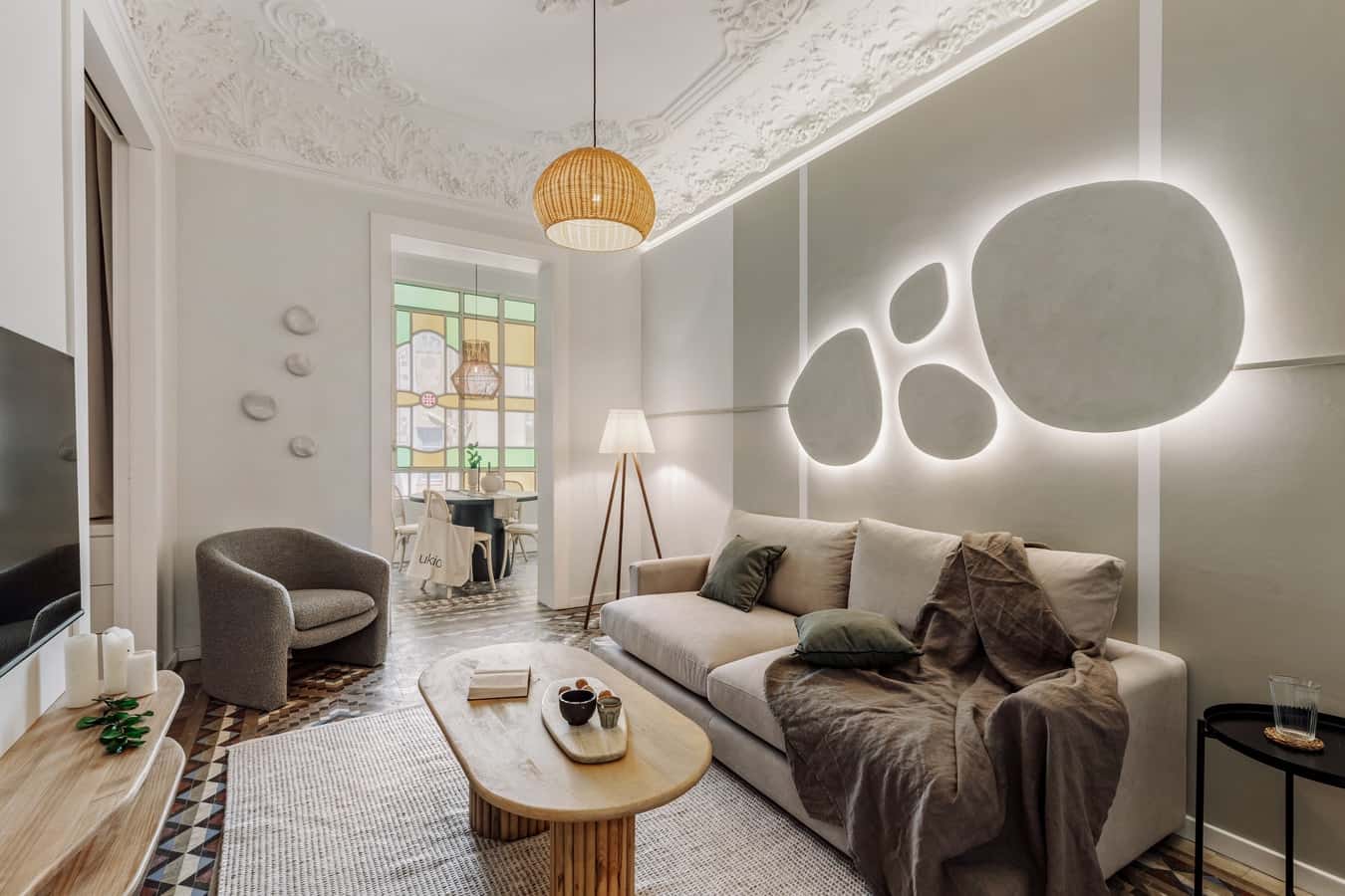 Furnished 1-bedroom flat in Eixample, 68 m² · 2